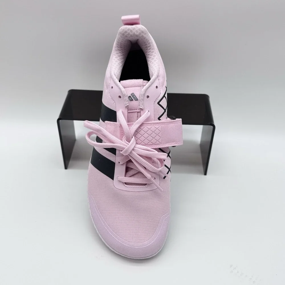 Size 7.5M, 8.5W- Adidas The Total 2‎ Weightlifting Shoes,Unisex Pink/White/Black